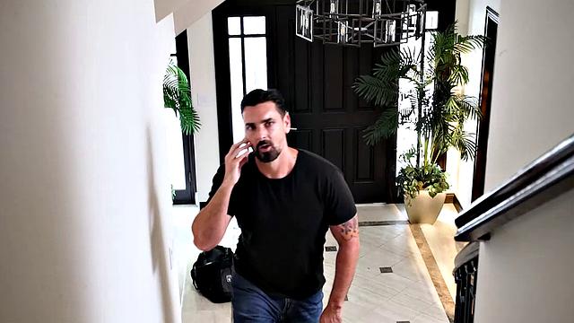 Big tit Latina Eve Marlowe lets husband's friend fuck her on his birthday