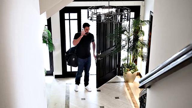 Big tit Latina Eve Marlowe lets husband's friend fuck her on his birthday