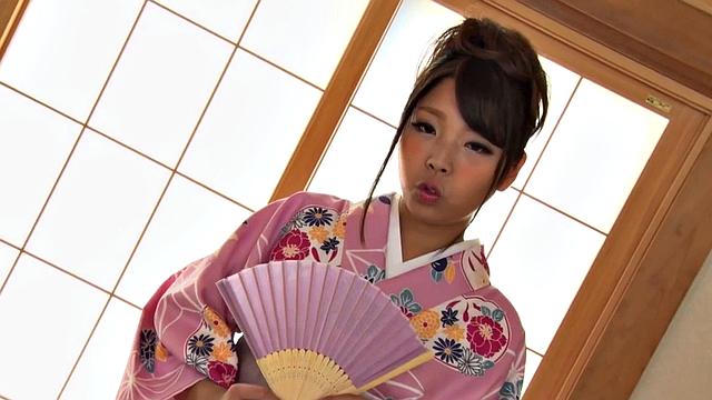 Asian 21yo enjoys riding big cock while fucking