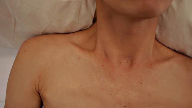 Daddy hooks up with a young Asian man in Bangkok, and we get to see the action from Daddy's point of view. After fondling the horny young Asian twink, Daddy makes him suck his cock.