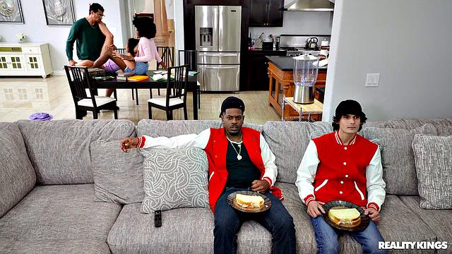 College Cuties Learn Big Dick