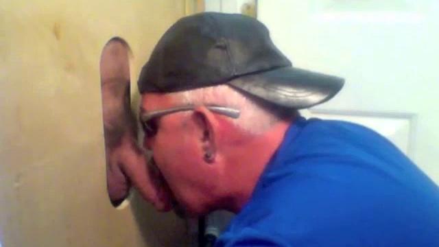 Luke Cums Huge At the Gloryhole