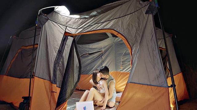 Ranako and friends getting fucked in the tent