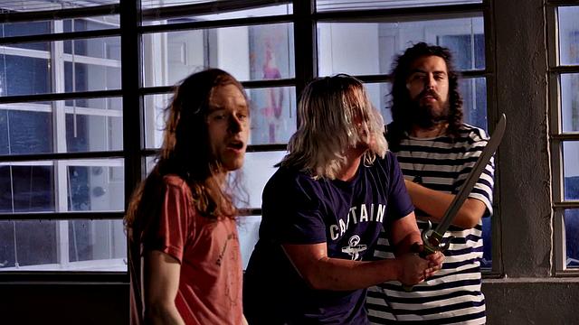 Hot babe in beach sandals gets a hard fuck on the sofa and a trimmed pussy pounding in Episode 2