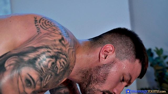 Redhead Czech gets massage