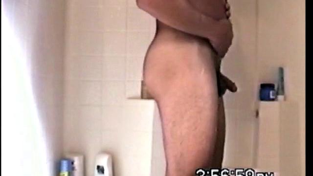 Straight Boy Zack Shower Jerking