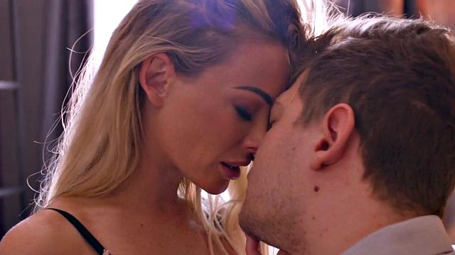 Lingerie gf grinding and sucking before erotic fucking