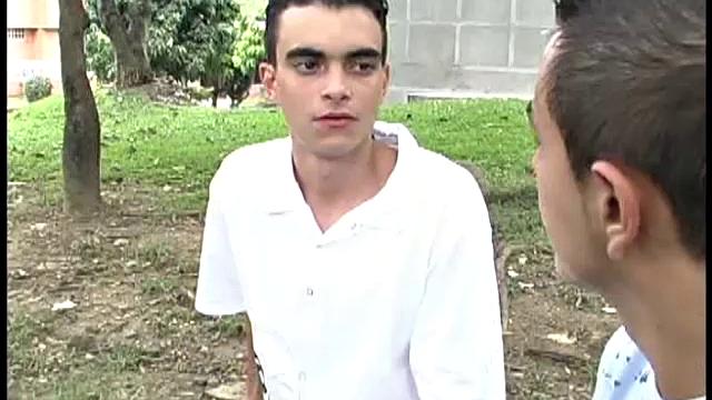 When these two skinny Latin twinks press their smooth naked bodies against each other it only serves to intensify the lust they have for each other. And it doesn't take long for them to get there.