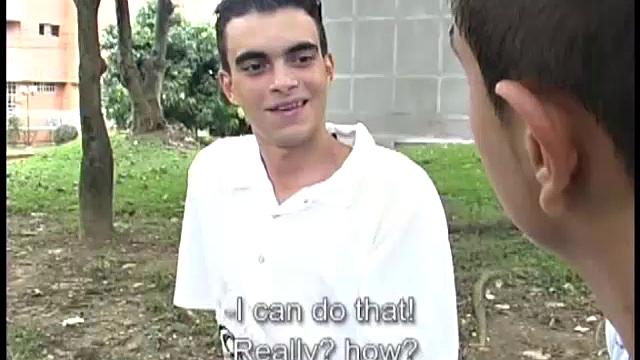 When these two skinny Latin twinks press their smooth naked bodies against each other it only serves to intensify the lust they have for each other. And it doesn't take long for them to get there.