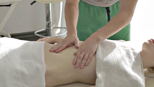 Blonde babe nailed in awesome massage video