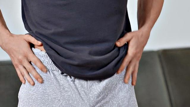 Solo handsome blond wanks sturdy cock and cums