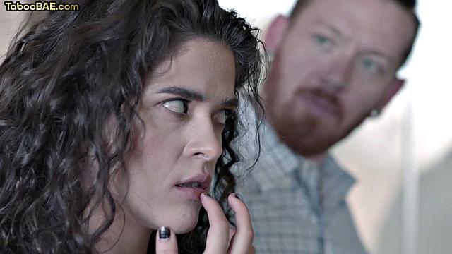 Horny slut cocksucking her lover