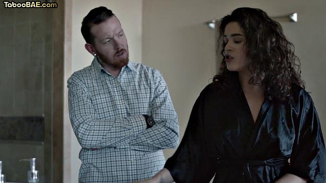 Horny slut cocksucking her lover