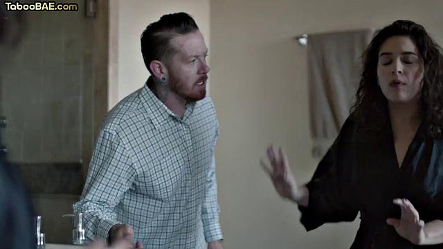 Horny slut cocksucking her lover