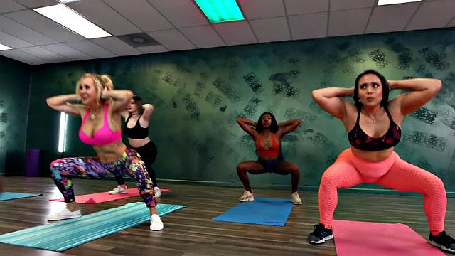 Aerobics Instructor Gets Fucked