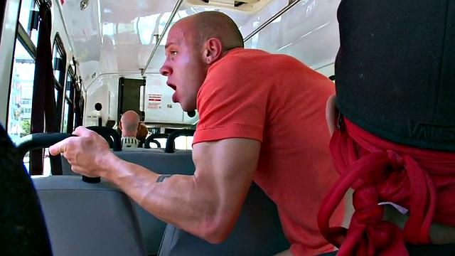 Dangerous thug subdued with cock