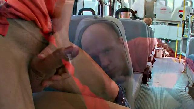 Dangerous thug subdued with cock