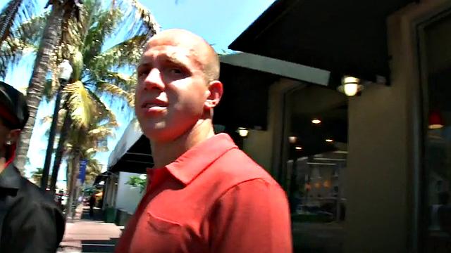 Dangerous thug subdued with cock