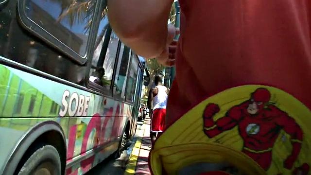 Dangerous thug subdued with cock