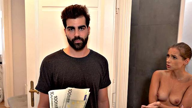 HUNT4K. Hunter resolves conflict with friend by paying for sex with his GF