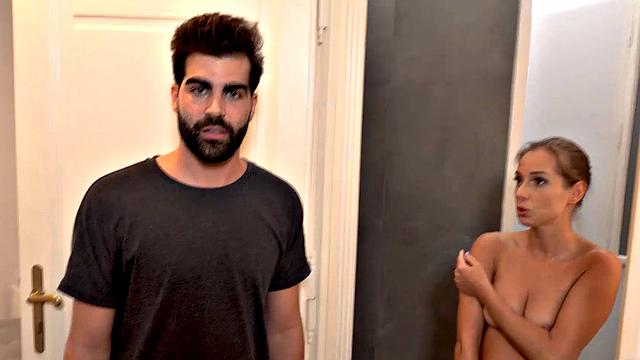 HUNT4K. Hunter resolves conflict with friend by paying for sex with his GF