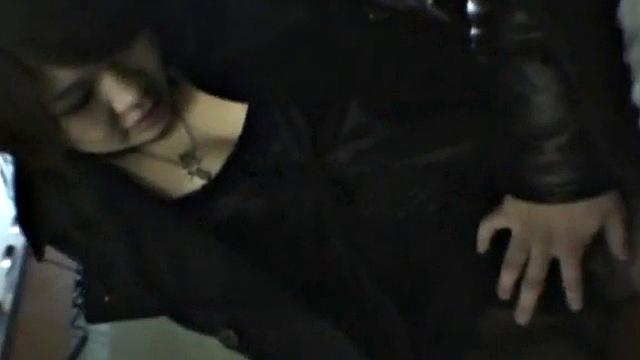 Japanese schoolgirl giving head