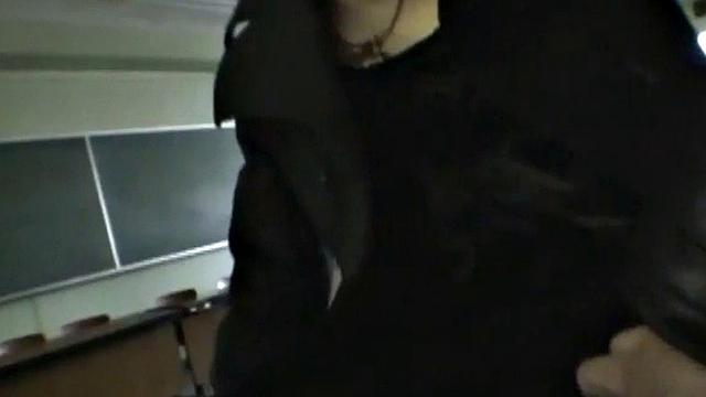 Japanese schoolgirl giving head