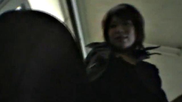 Japanese schoolgirl giving head