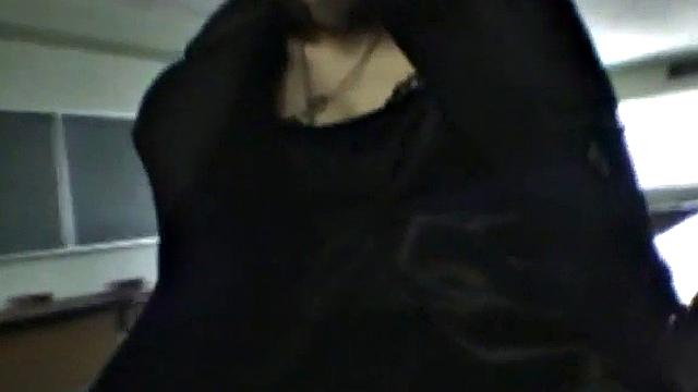 Japanese schoolgirl giving head