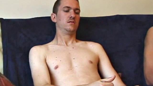 When Casper introduces his new friend, something special is going to happen. The boys stroke side-by-side, getting their cocks nice and hard.