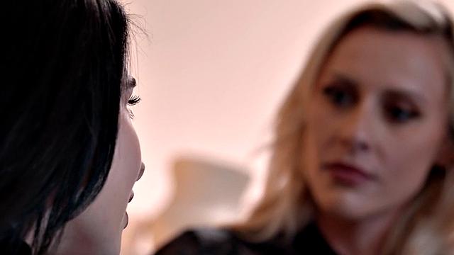 BDSM MILF muffdiving and fingerfucking lesbian babe