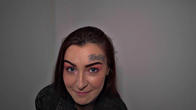 Tattooed cleaning lady fucks her rich boss while getting her trimmed pussy pounded in reverse cowgirl