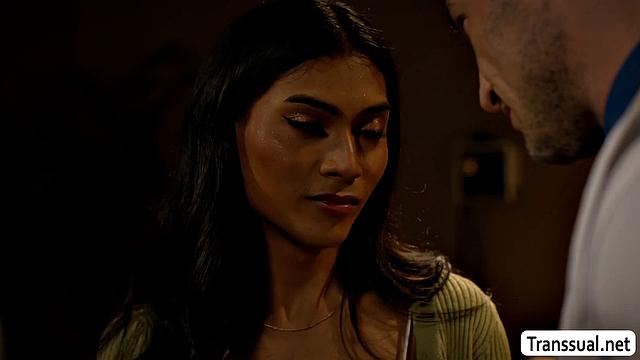 Fucking my horny TS patient late at night