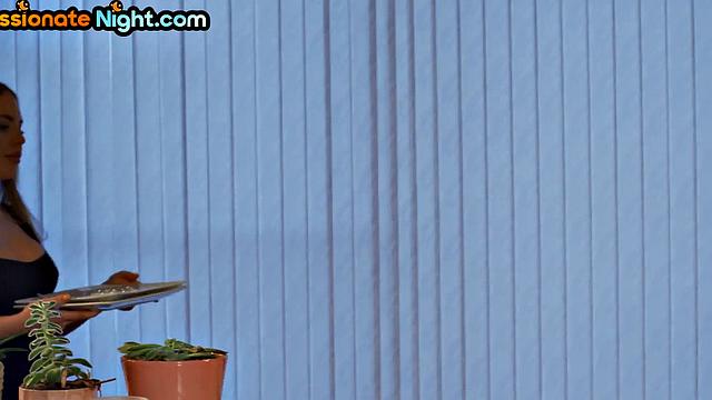 Big-titted MILF gets passionately nailed by her man