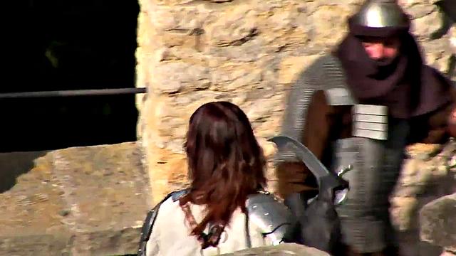 Theodora Ferreri The Female Knight Gets Three Cocks