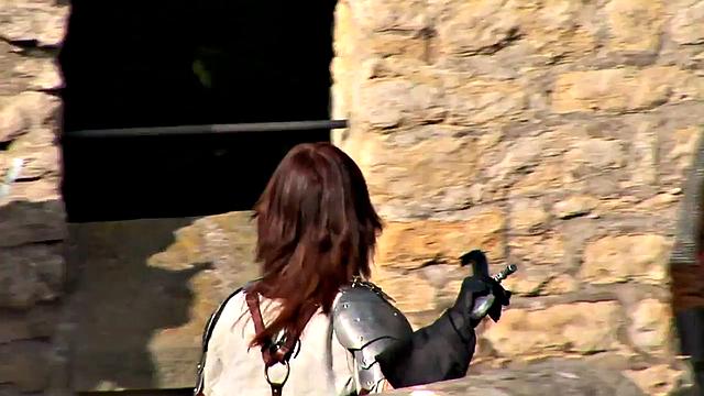 Theodora Ferreri The Female Knight Gets Three Cocks