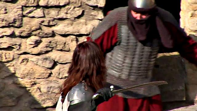 Theodora Ferreri The Female Knight Gets Three Cocks