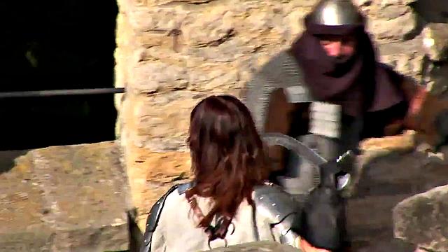 Theodora Ferreri The Female Knight Gets Three Cocks