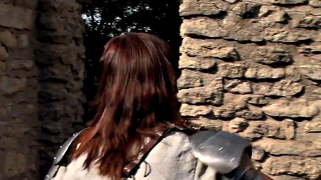 Theodora Ferreri The Female Knight Gets Three Cocks