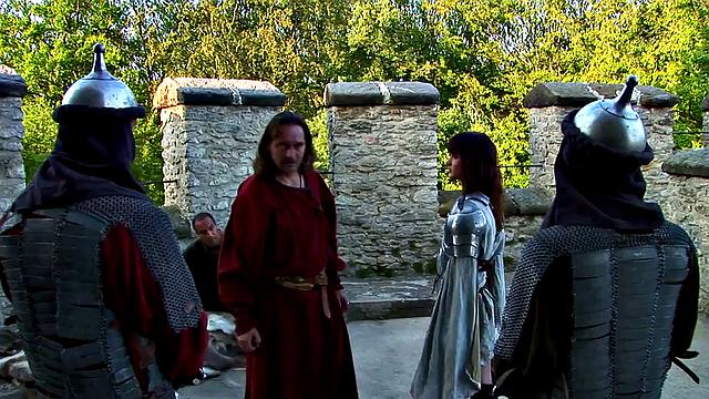 Theodora Ferreri The Female Knight Gets Three Cocks