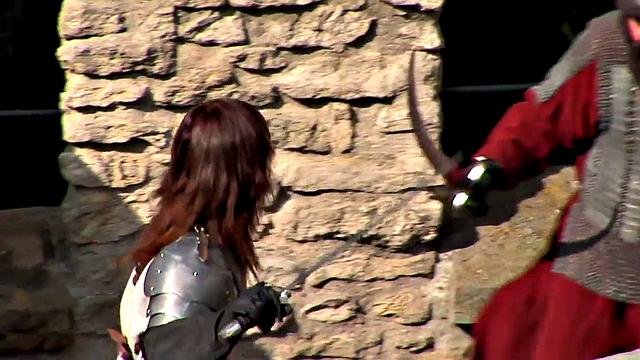 Theodora Ferreri The Female Knight Gets Three Cocks