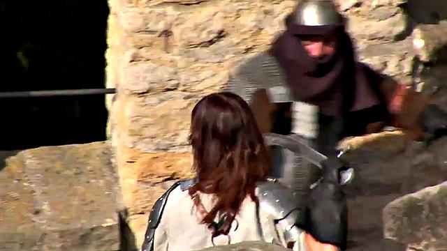 Theodora Ferreri The Female Knight Gets Three Cocks