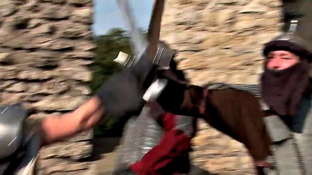 Theodora Ferreri The Female Knight Gets Three Cocks