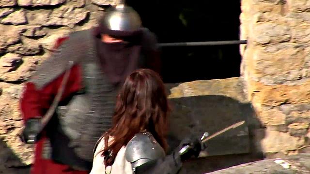 Theodora Ferreri The Female Knight Gets Three Cocks