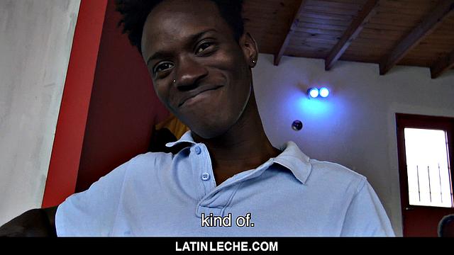 Cameraman finally gets his ass wrecked raw by hot Jamaican stud and takes a huge load-guess who's behind the camera now