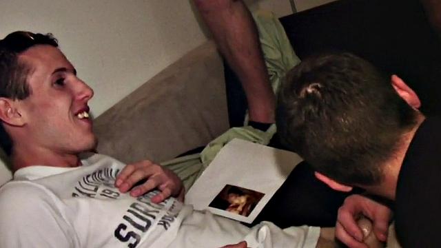 Hazed college stud assfucked in dorm 3some for fraternity