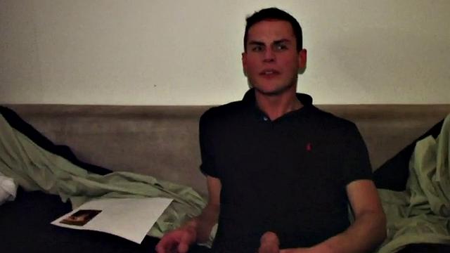 Hazed college stud assfucked in dorm 3some for fraternity