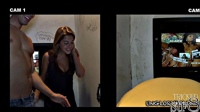 Vintage retro lip serviced by gay guy POV