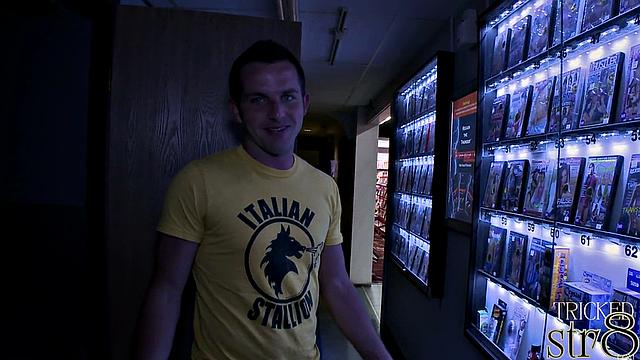 Vintage retro lip serviced by gay guy POV