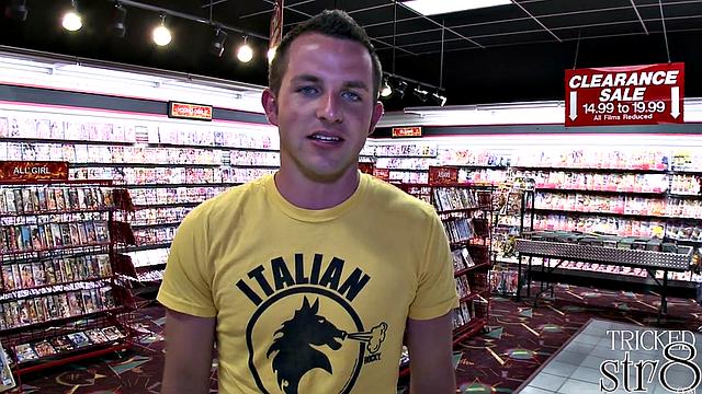 Vintage retro lip serviced by gay guy POV